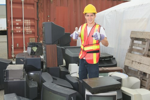 Satisfied clients after house clearance in Croydon